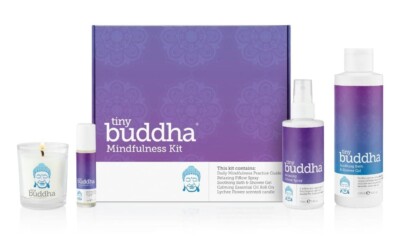 TINY BUDDHA MINDFULNESS KIT - CALMING ESSENTIAL OIL - RELAXING PILLOW SPRAY 