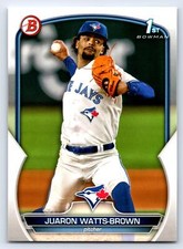 2023 1st Bowman Draft #BD-113 Juaron Watts-Brown Toronto Blue Jays BASEBALL Card