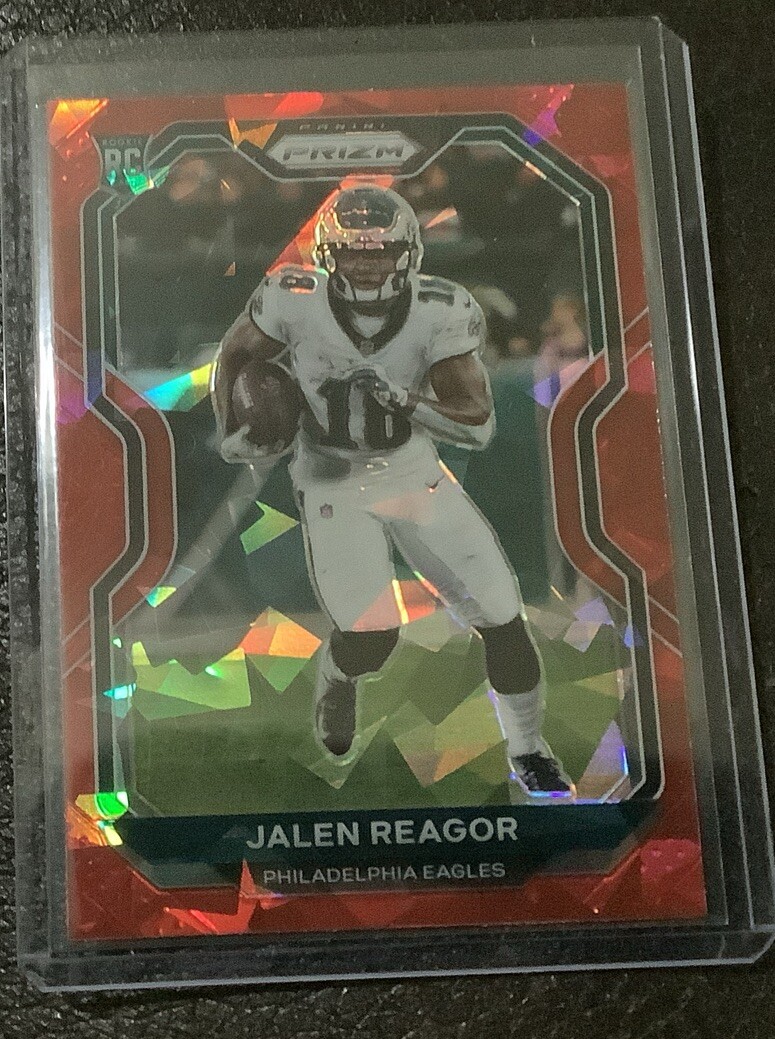 Jalen Reagor 2020 Panini Prizm Prizms Red Ice #342 RC Football Card 🍀