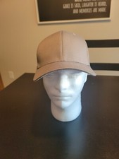 Men's Flexfit Baseball Hat -Beige - Small/medium - No Design