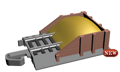 Bachmann 44599 HO Scale E-Z Track with Sand Bumpers 2 Pack