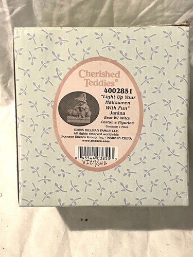 Cherished Teddies Janina LIGHT UP YOUR HALLOWEEN WITH FUN Ornament 4002851 New - Picture 6 of 12