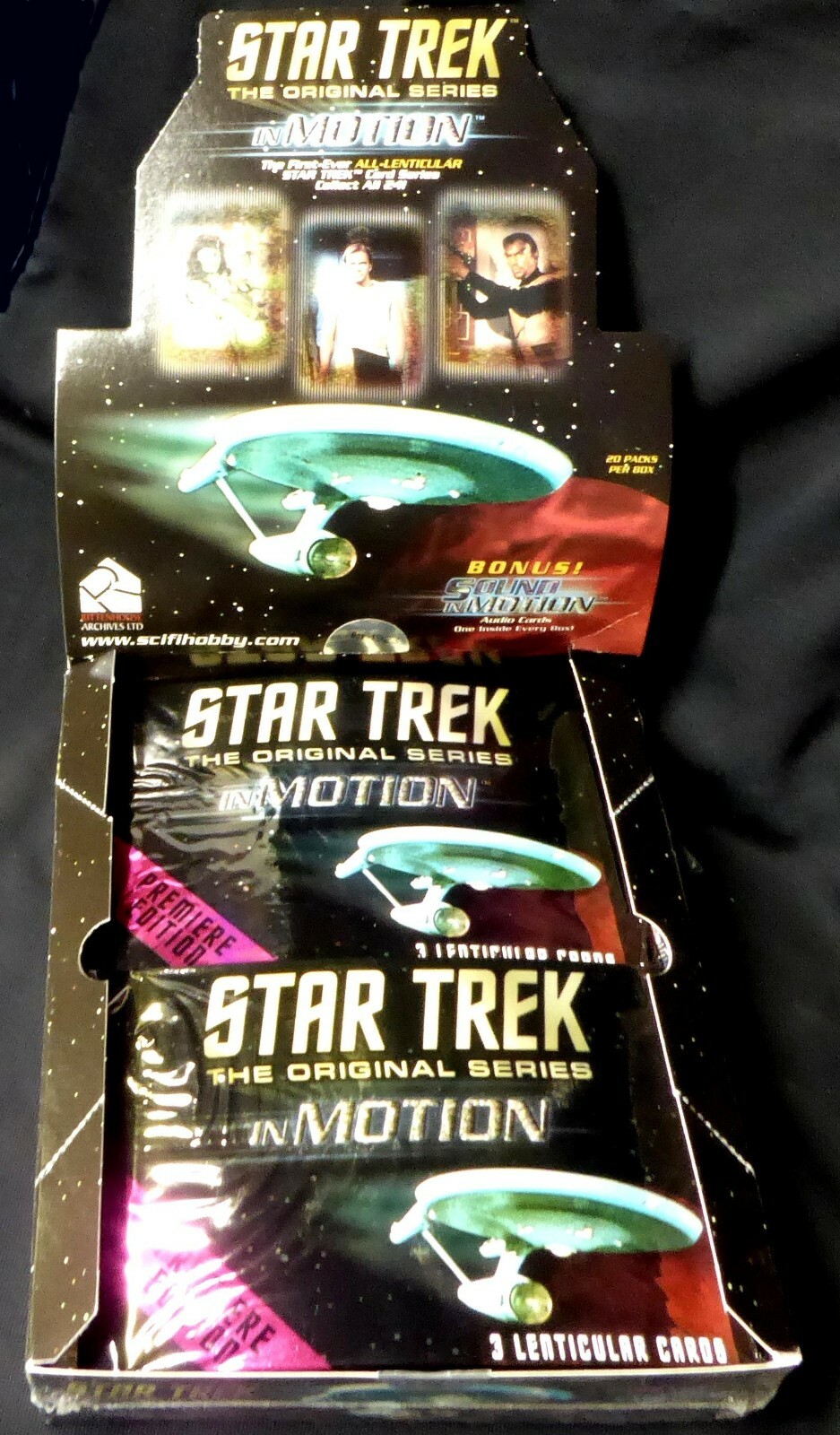 1999 Star Trek Original Series in Motion Premiere Edition 4 TC pack Lot Amricons - Picture 2 of 5