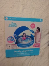 Sun Smart SNP15225 Plastic Multicolored Round Inflatable Pool 42 Dia. x 6" NEW