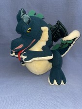 Folkmanis Dragon 16 Inch Puppet Stuffed Plush Doll Toy Folklore Green Cream Big