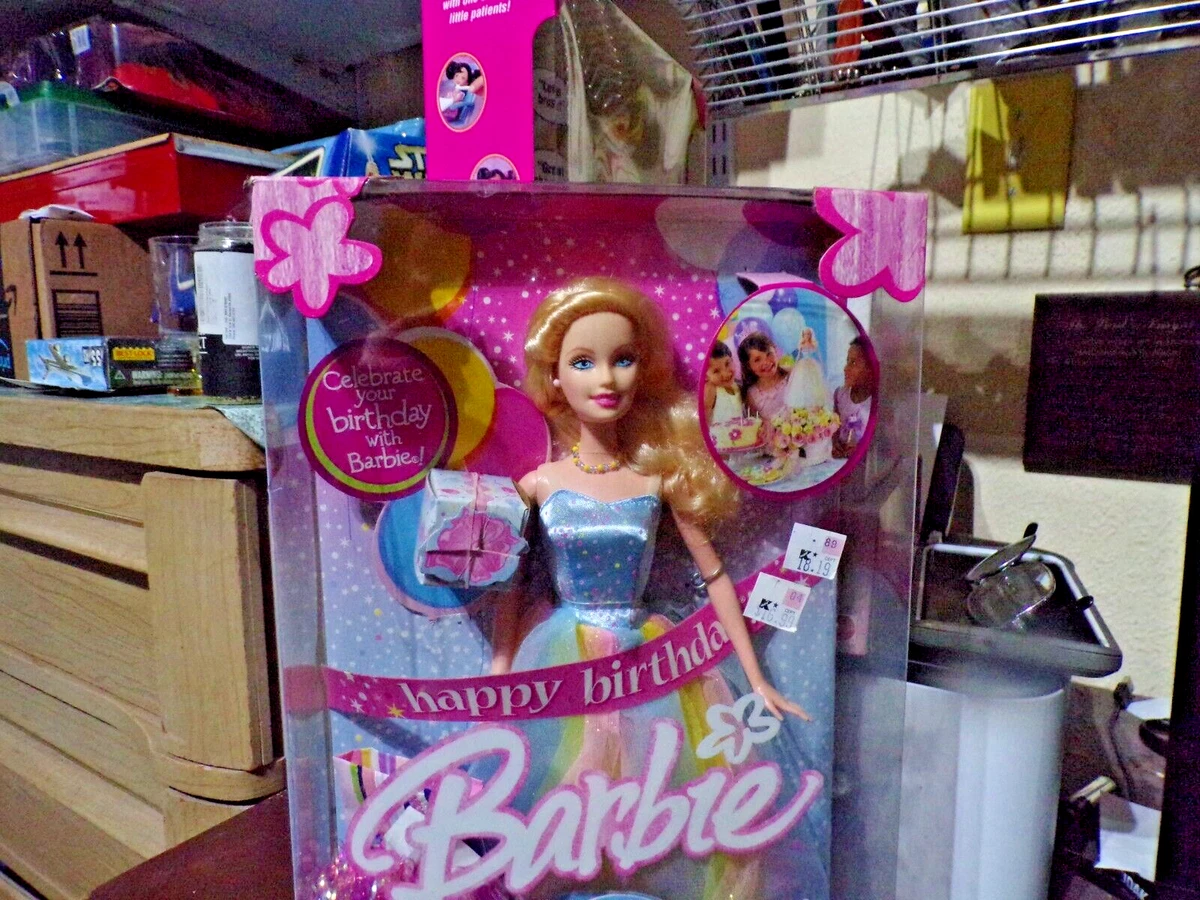 Mattel Barbie 2005 Year Manufactured Happy Birthday Barbie Dolls