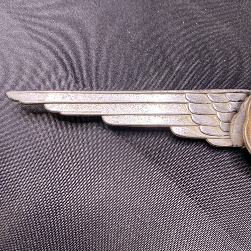 12" Fox Co. Chrysler Airflow Wing Lightning Bolts maletero emblema insignia adorno - Imagen 3 de 17