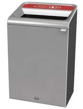 Rubbermaid Commercial 1961700 Stainless Steel 33 Gal. Recycling Receptacle