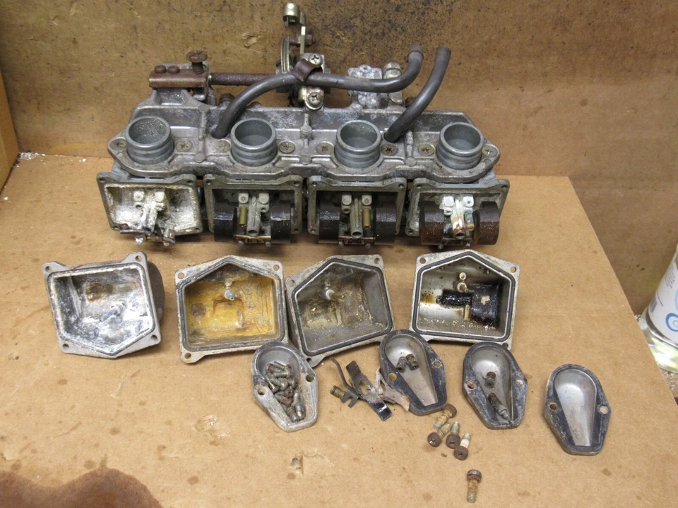 Carburadores Honda CB550K 1976 carbohidratos para piezas Foto 2 de 4