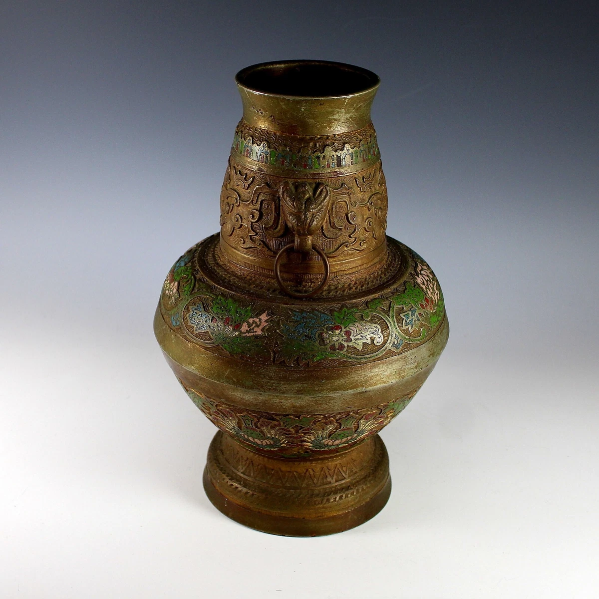 青铜日本花瓶1900-1940 | eBay