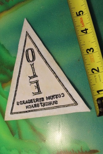 OLE Surfboards Sunset Beach California Hawaii Rare Re-Issue Felt Surfing PATCH - Picture 4 of 4