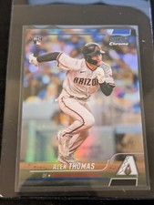 2022 Stadium Club Chrome Alek Thomas Blue Refractor Rookie #ed /199.