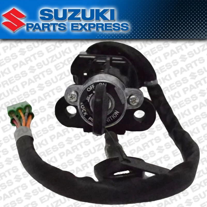 NEW SUZUKI IGNITION SWITCH KEY ASSEMBLY GSX-R600 GSX-R750 GSX