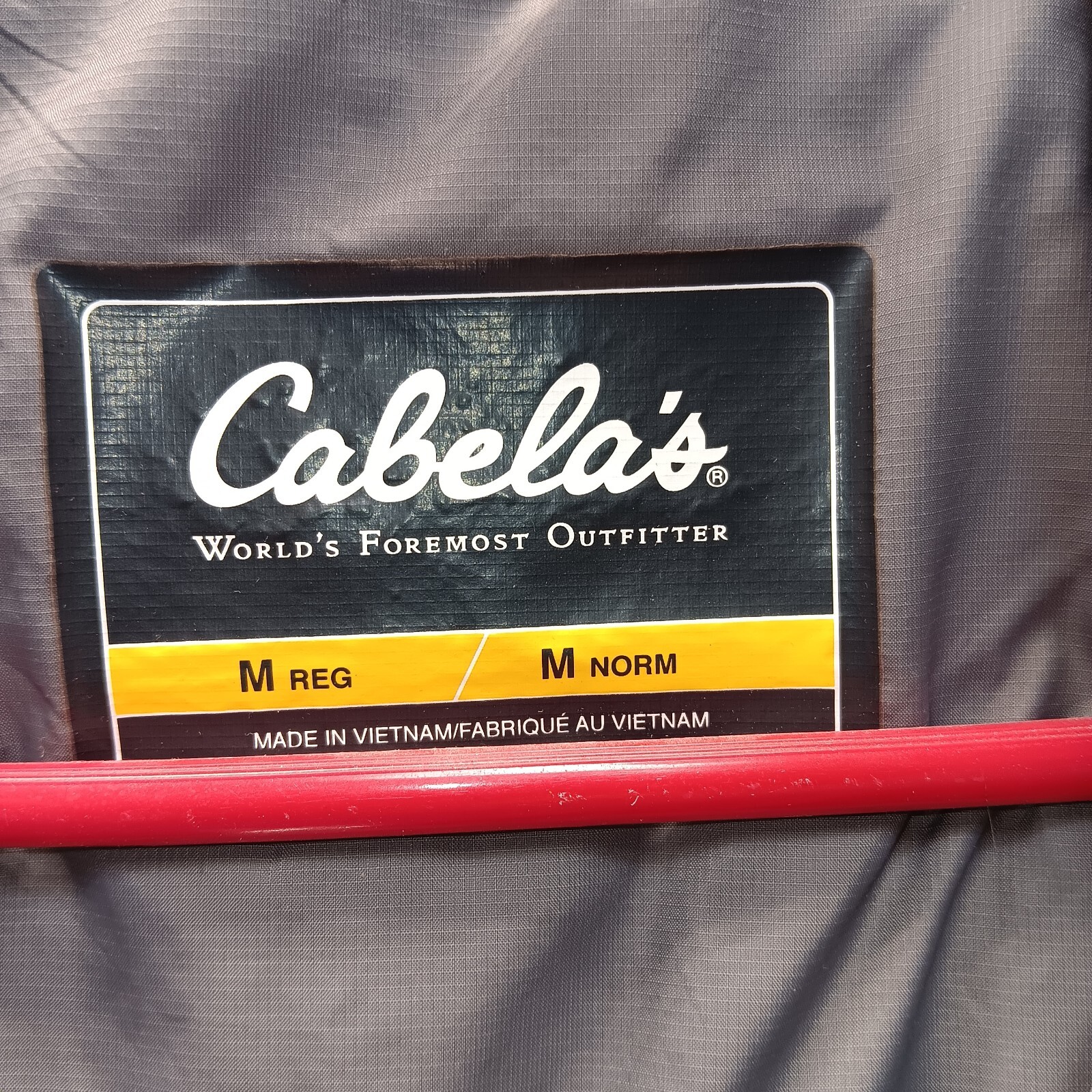 Cabelas Primaloft Puffer Jacket Red Lightweight P… - image 3