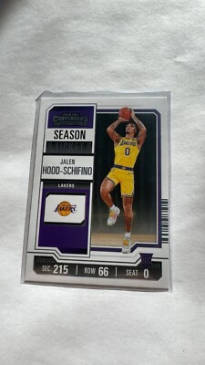 2023-24 Panini Contenders - Season Ticket #83 Jalen Hood-Schifino (RC)