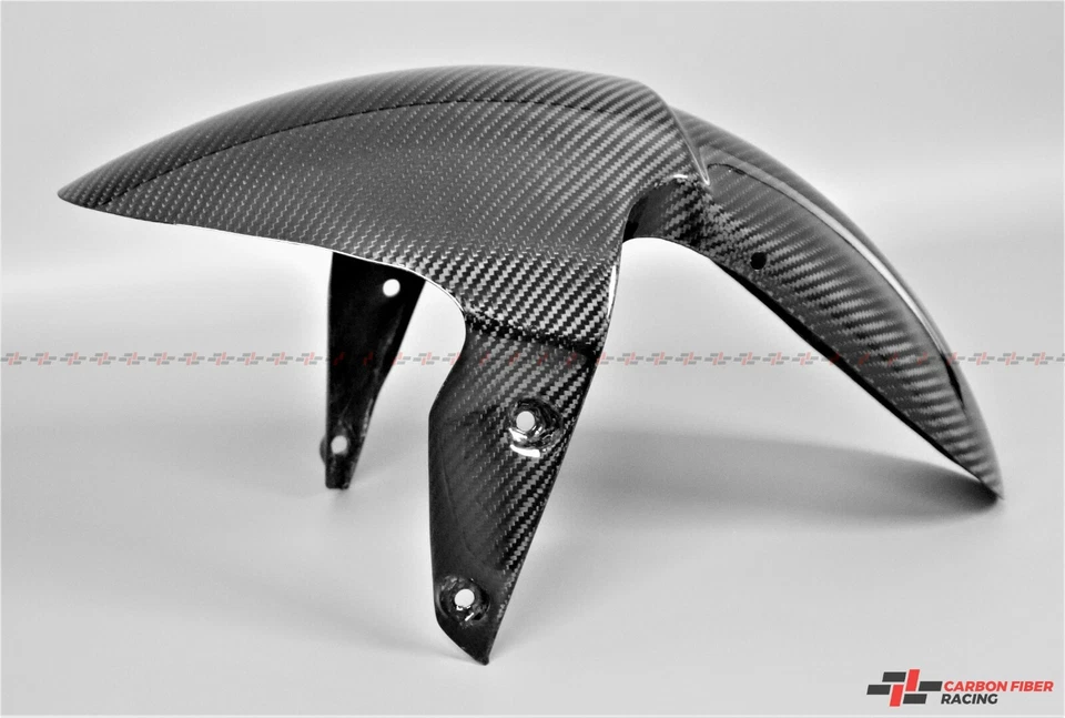 Triple guardabarros delantero Triumph Street 2007-2012 - 100 % fibra de carbono Foto 3 de 3