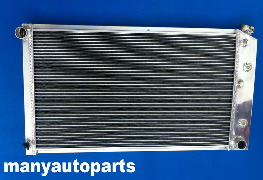 3 Rows Aluminum Radiator for 1967-1980 1968 1969 1970 1971 1972 73 GM / Chevy