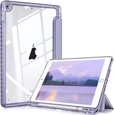 Slim Case For iPad 9th 8th 7th 10.2 inch Shockproof Cover with Clear Back Shell