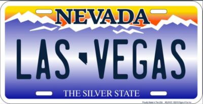 US Nummernschild Nevada Las Vegas  - 30x15 cm The Silver State