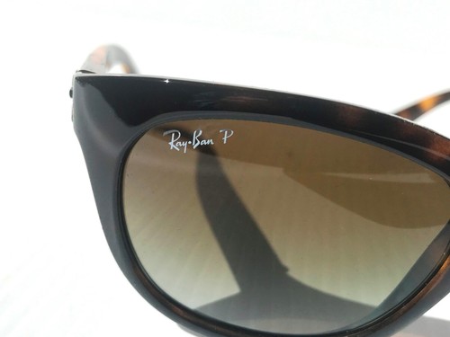 NEW Ray Ban Light Havana POLARIZED Brown Grey Gradient Sunglass RB4216 710 - 第 10/13 張圖片