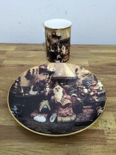 Hap Henriksen Merryweather Sunlighter Decorative Cup & Plate No. 83. VERY rare