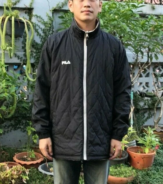 Fila reversible cheap jacket
