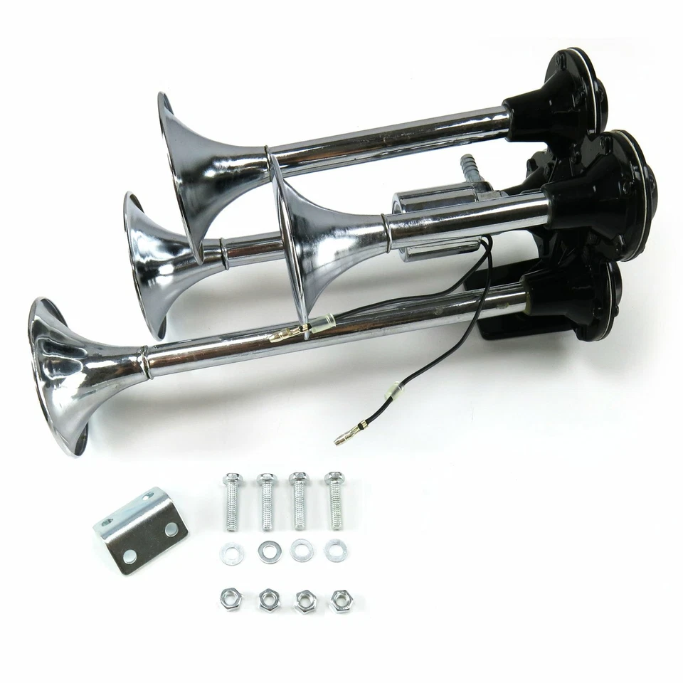 Habanero 4 Trumpet High Output Train Horn with Valve trigger horns TRGH166  - Image 2 of 4