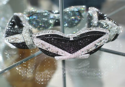Judith Leiber Eyeglass Evening Bag Clutch Swarovski Crystal
