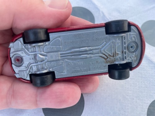 Matchbox 2006 Bentley Continental GT 1/64 Modellauto rot Spielzeug - Bild 3 von 3