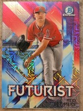 2021 Bowman Chrome Baseball Reid Detmers Futurist Mojo Refractor #FUT-RD Angels