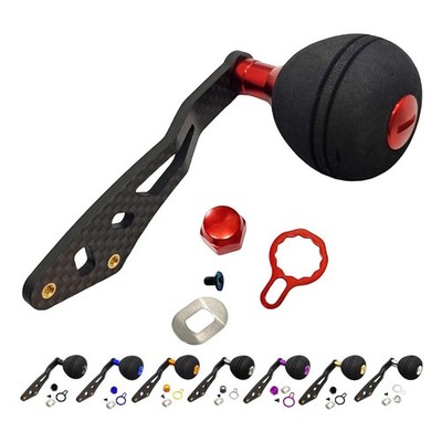 Casting Reel Griff EVA Knöpfe Carbon Material Custom Fitting Enhanced Control