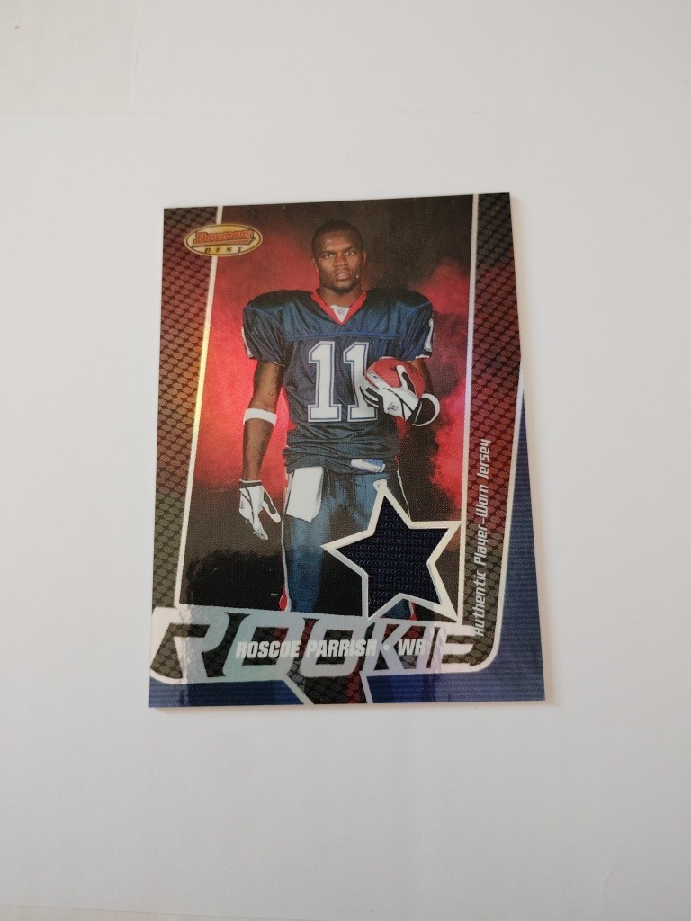 Roscoe Parrish: 2005 Topps Bowman’s Best Player Worn JSY #184/799 Buffalo Bills