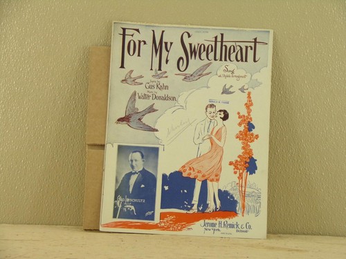 1927 GEO. LIPSCHULTZ photoplay organist sheet music FOR MY SWEETHEART READ