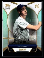 2025 Topps Welcome to the Club:  #31 Joe DiMaggio Aquq /75