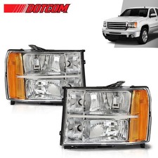 Fit For Gmc Sierra 1500 2500hd 3500hd 2007-2013 Headlights Clear Lens Headlamps Fit For Gmc Sierra 1500 2500hd 3500hd 2007-2013 Headlights Clear Lens Headlamps