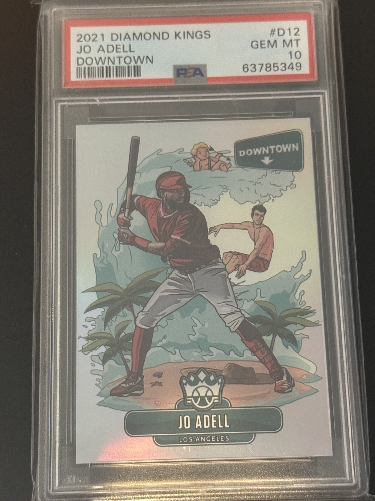 2021 Panini Diamond Kings Baseball Jo Adell Downtown SSP PSA 10