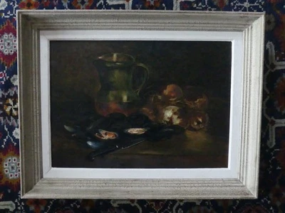 Tableau ancien Nature morte - Photo 1/3