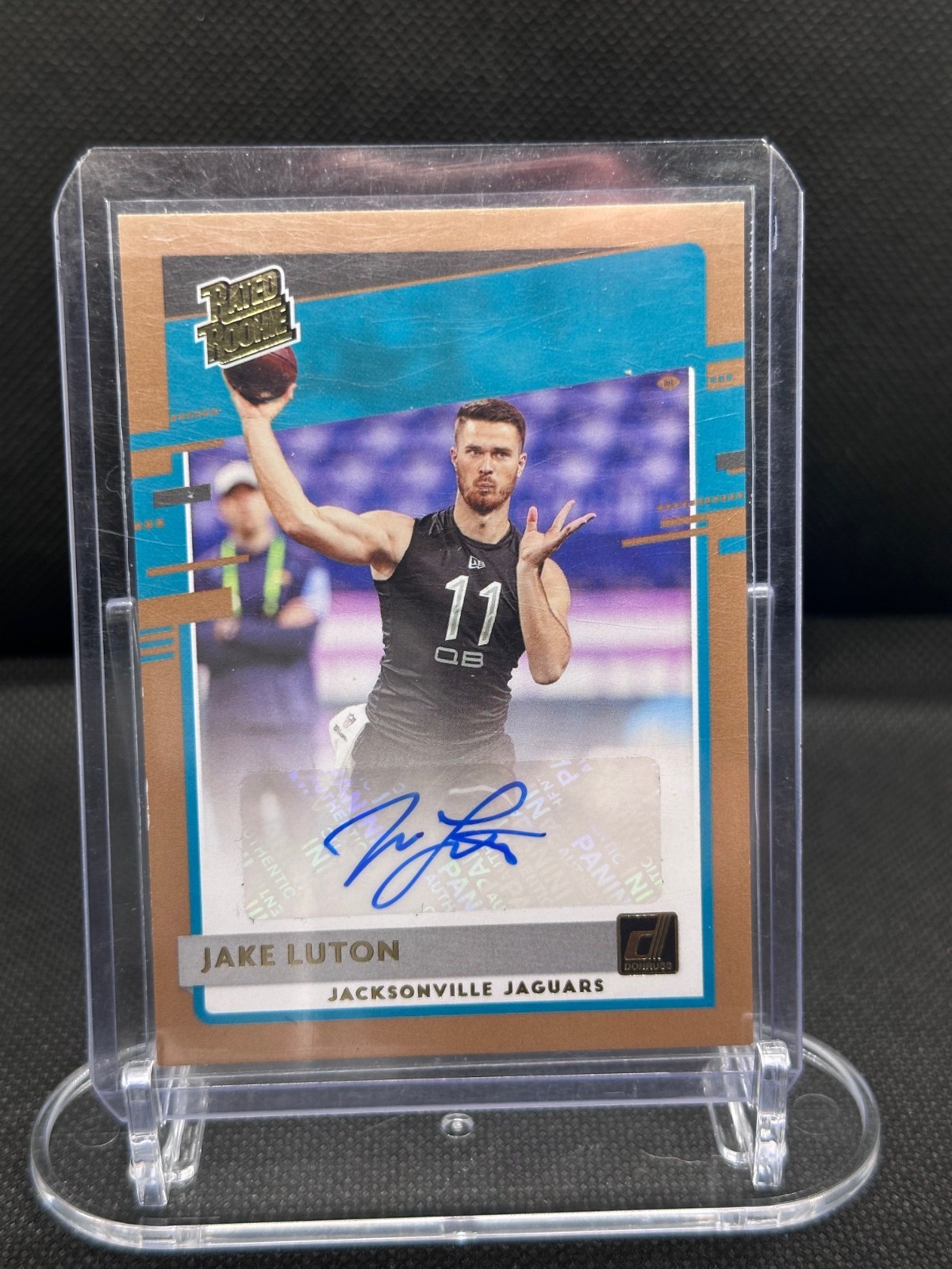Jake Luton Panini Donruss #344 Autograph-Bronze