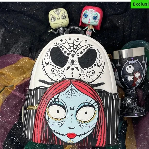 Loungefly Disney Nightmare Before Christmas Sugar Skull Jack  display picture 3