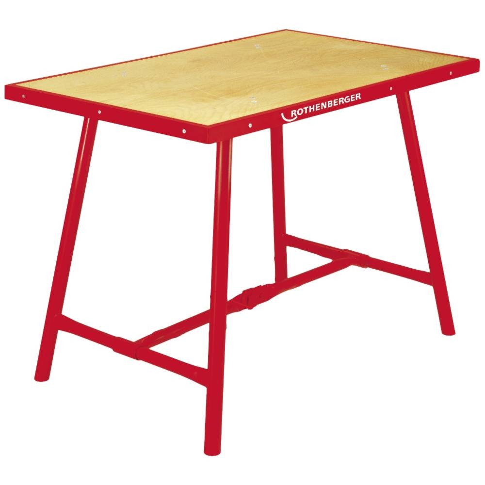Établi Rothenberger 70696 pliable en bois de hêtre et acier pour atelier