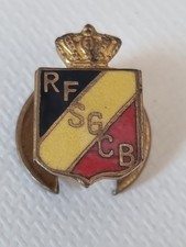 BELGIQUE FOOTBALL FEDERATION RARE OLD Football Badge Insigne Piedino