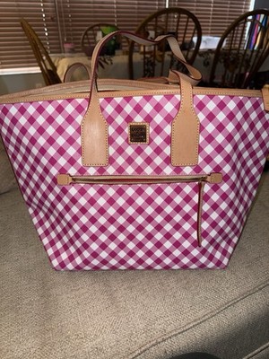 Dooney Bourke Gingham II Large Tote Bag