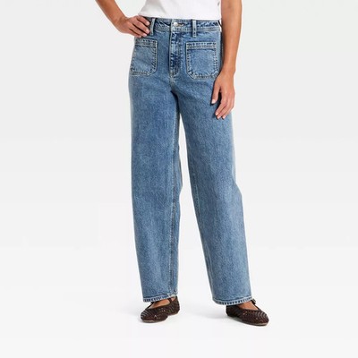 Women Highest-Rise Sailor Straight Jeans - Universal Thread
