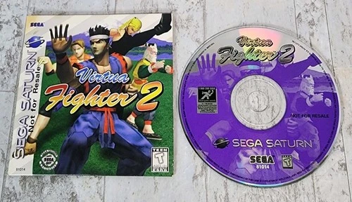 Virtua Fighter 2 NOT FOR RESALE Sleeve Version Sega Saturn Video Game