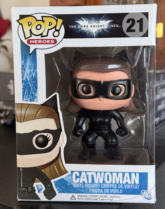 VAULTED Funko Pop! Heroes : CATWOMAN #21 The Dark Knight Rises w/ Protector