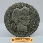 1907 Barber Silver Dime, 90% Silver - #C53521NQ
