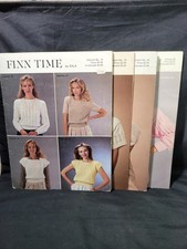 Lot Of Finn Time By Eila Volumes 14, 19, 20, 39 Vintage Sewing Knitting Magazine