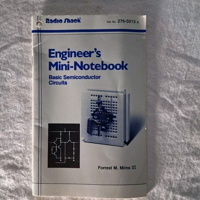 Archer Engineers Mini Notebook Radio Shack Basic Semiconductor Circuits 276-5013