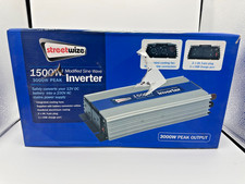 Streetwize SWINV1500 Modified Sine Wave Inverter 1500W 3000W Peak Power Convert