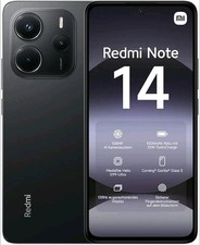 Smartphone Redmi Note 14, 8+256GB, sistema di telecamere AI 108MP Nero